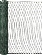BOEN 50-Feet x 4-Feet Green Plastic Hex Netting Fencing