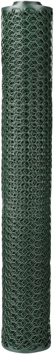 BOEN 100-ft x 4-ft 6-Gauge Green Plastic Extruded Mesh Rolled Fencing