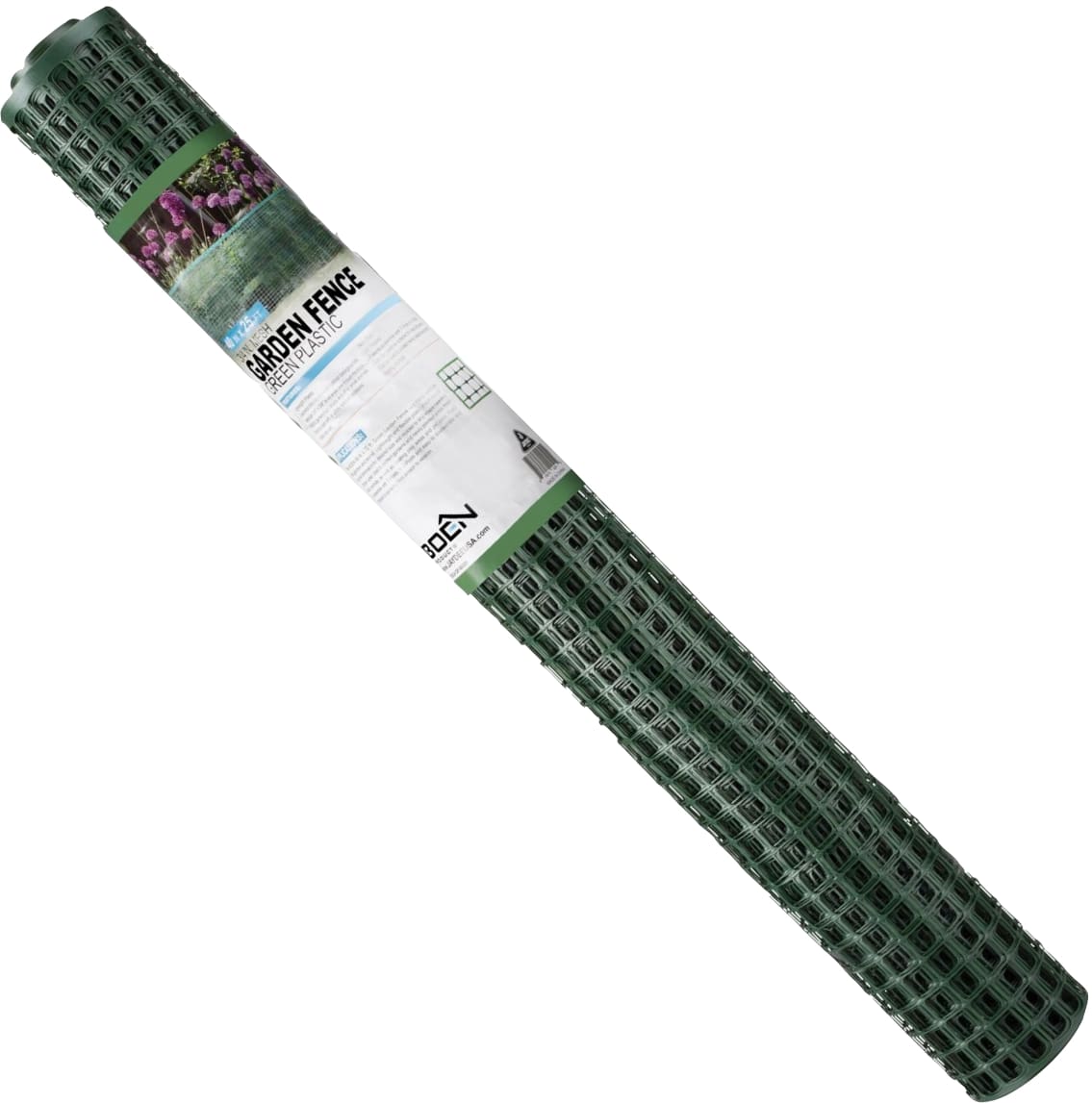 BOEN 50-ft x 4-ft 6-Gauge Green Plastic Extruded Mesh Rolled Fencing