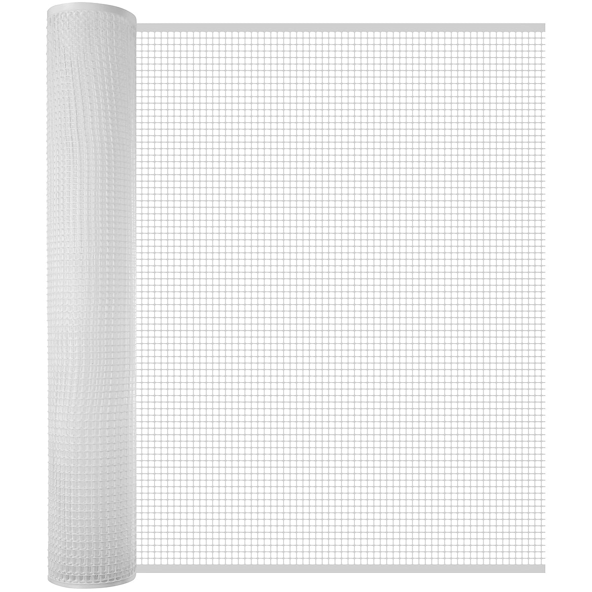BOEN 15-ft x 2-ft 7-Gauge White Plastic Extruded Mesh Rolled Fencing