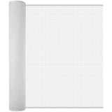 BOEN White Plastic Mesh Rolled Fencing - 15x2 Feet, 7-Gauge, UV-Resistant