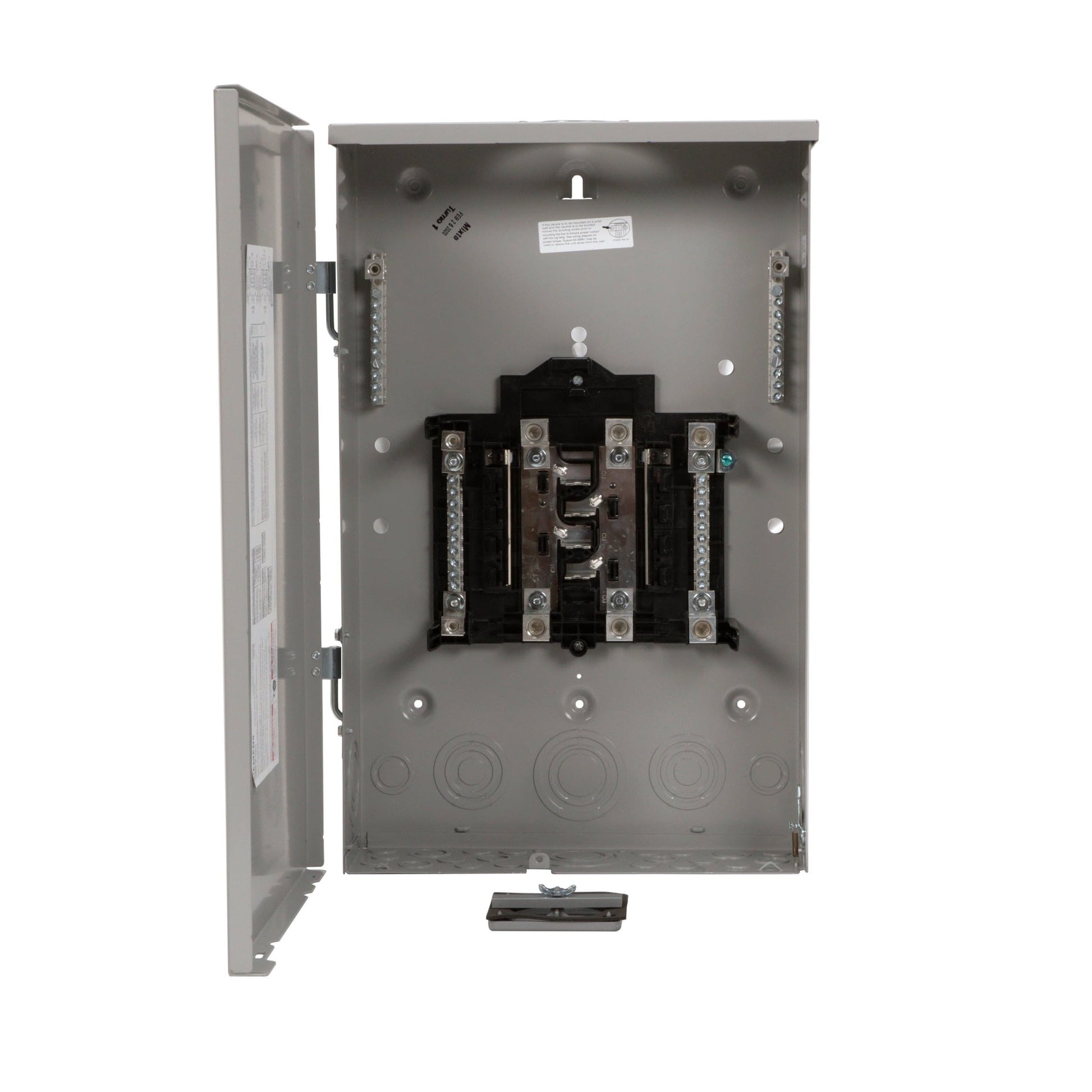 Siemens PN 200-Amp 8-space load center - angle view