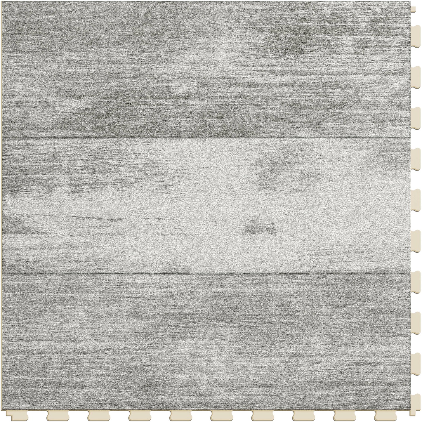 Perfection Floor Tile Vintage Wood Collection Vintage White Oak/Satin 20-in x 20-in Water-Resistant Interlocking Luxury Vinyl Tile (2.7-sq ft)