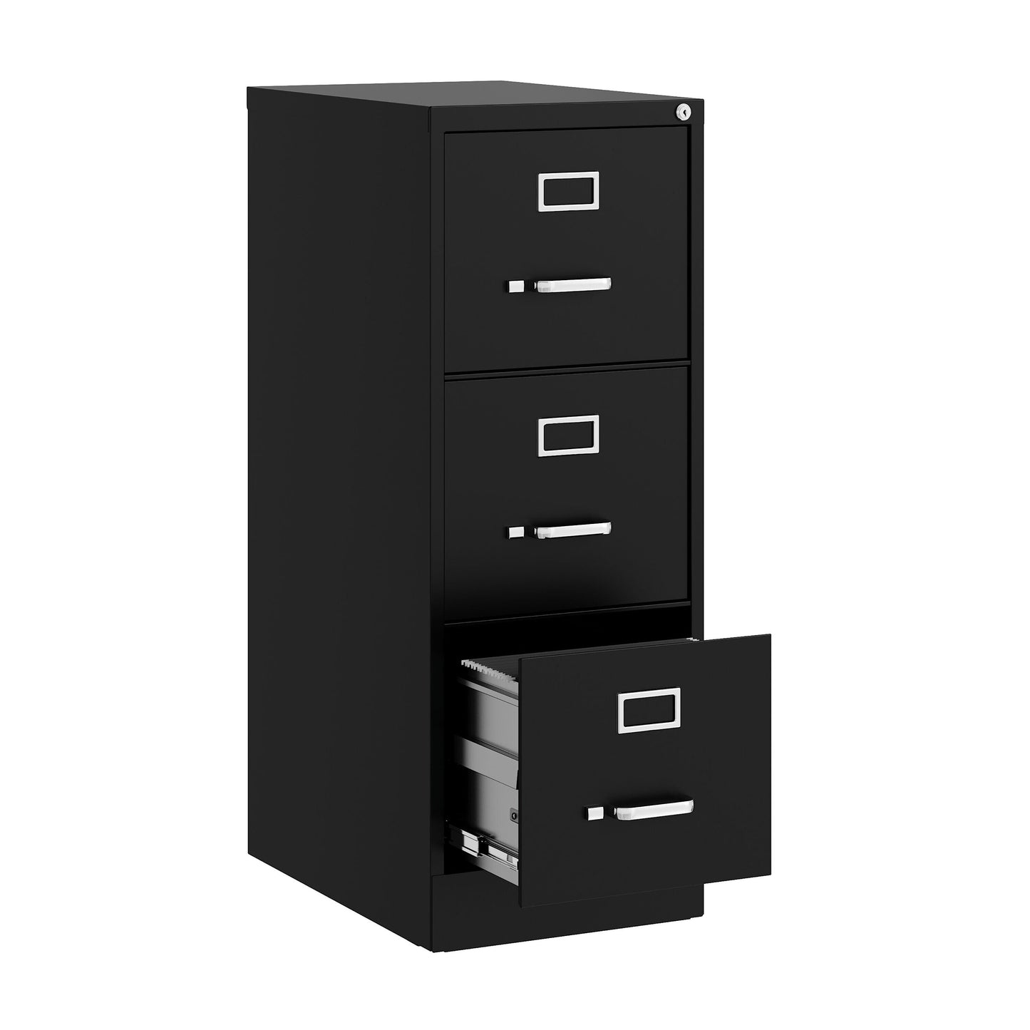 Hirsh Black 3-Drawer 15-in File Cabinet