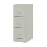 Hirsh Light Gray 3-Drawer 15-in File Cabinet