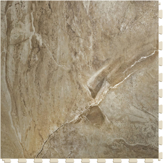 Perfection Floor Tile Stonecreek Collection Canyon Stone/Satin 20-in x 20-in Water Resistant Interlocking Luxury Vinyl Tile Flooring (16.7-sq ft/Carton)