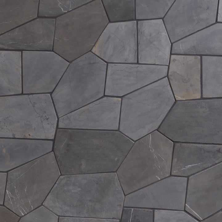 Artmore Tile Landscape Organica Java Gray 12-in x 20-in Honed Natural stone Marble Multi-shaped Mosaic Floor and Wall Tile product image