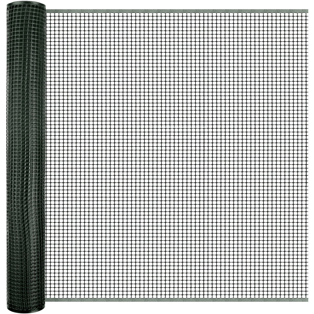 BOEN 3' x 15' Green Plastic Extruded Mesh Fencing 7-Gauge