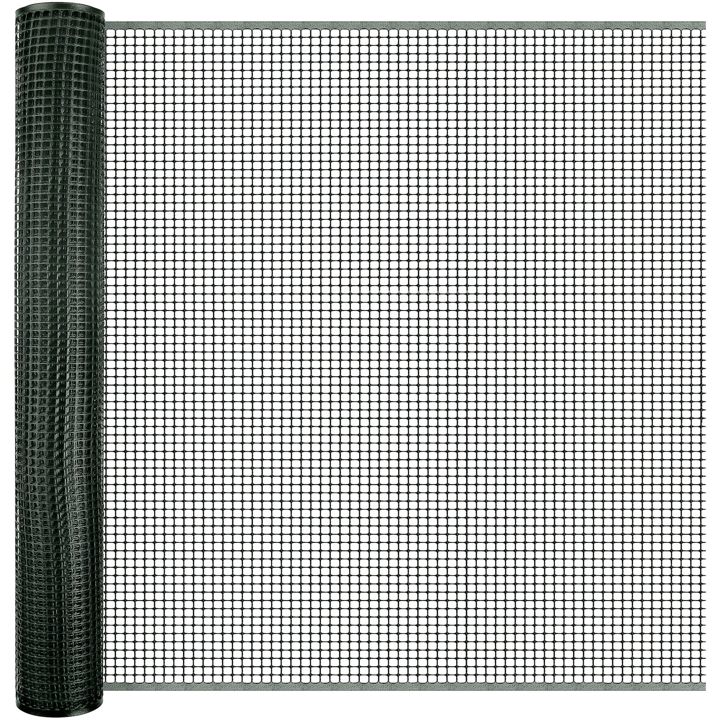 BOEN 3' x 15' Green Plastic Extruded Mesh Fencing 7-Gauge