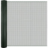 BOEN 3' x 15' Green Plastic Extruded Mesh Fencing 7-Gauge