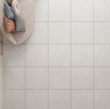 Giorbello Melange White 24-in x 24-in Matte Porcelain Stone Look Floor and Wall Tile (16-sq. ft/ Carton)