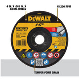 DEWALT 5-Pack Aluminum Oxide 4-in Grinding Wheel