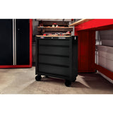 CRAFTSMAN 26.2-in L x 32.5-in H 4-Drawer Rolling Black Wood Work Bench
