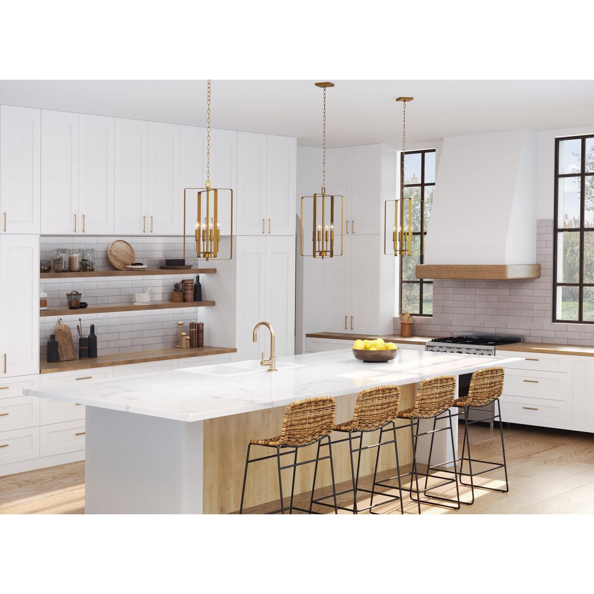Progress Lighting McColl 4-Light Transitional Chandelier