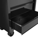 CRAFTSMAN 26.2-in L x 32.5-in H 4-Drawer Rolling Black Wood Work Bench