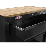 CRAFTSMAN 26.2-in L x 32.5-in H 4-Drawer Rolling Black Wood Work Bench