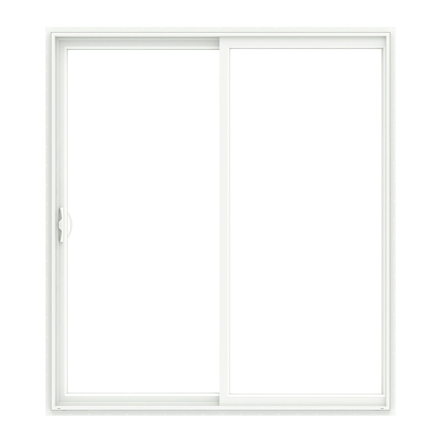 Pella 72-in x 80-in Vinyl Sliding, Universal reversible – product-only view