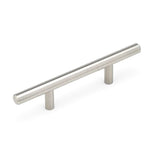 Richelieu Hardware Richelieu Center to Center Brushed Nickel Rectangular Bar Drawer Pull