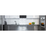 Richelieu Hardware Richelieu Center to Center Brushed Nickel Rectangular Bar Drawer Pull