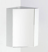 Fresca Coda 14-in x 23.5-in Surface Mount White Mirrored Soft Close Medicine Cabinet