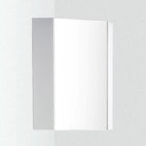 Fresca Coda 14-in x 23.5-in Surface Mount White Mirrored Soft Close Medicine Cabinet