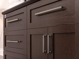 NewAge Products Home Bar 63-in x 80-in Brown Rectangle Bar Cabinet