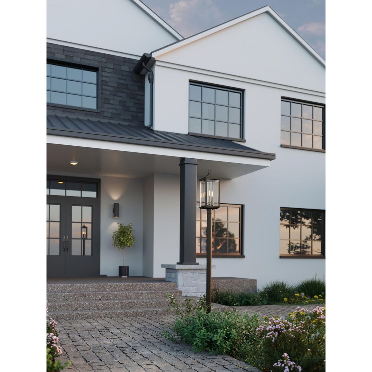 Progress Lighting 144-in Matte Black Aluminum Traditional Outdoor Light Pole, 3-in Dia (P5394-31)