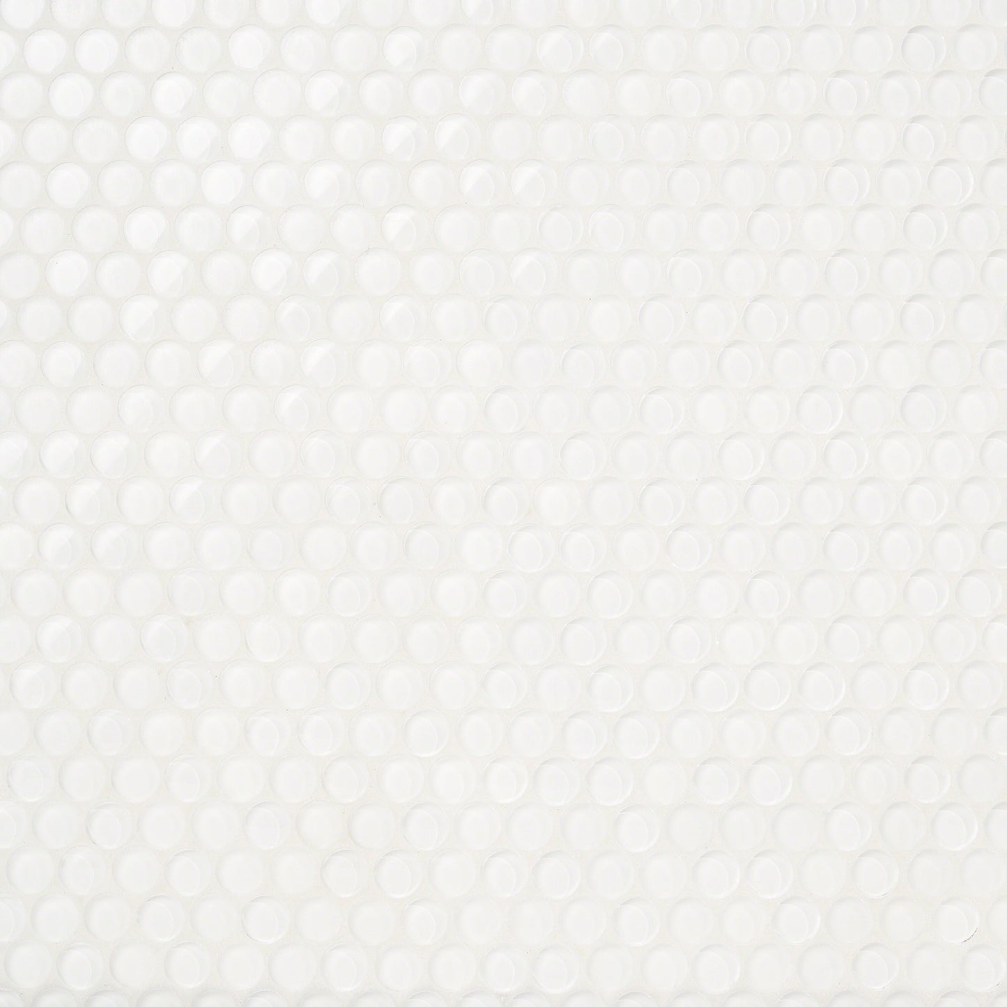 Artmore Tile Lumin White 12-in x 12-in Multi-finish Glass Penny round Mosaic Wall Tile product image