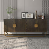 Clihome 15.75-in W x 31.5-in H Mdf Brown Freestanding Utility Storage Cabinet