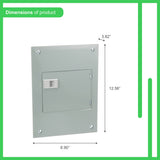 Square D QO 100-Amp 6-space load center - angle view
