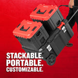 CRAFTSMAN VERSASTACK 30.4-in Black Polypropylene Rolling Lockable Tool Box