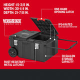 CRAFTSMAN VERSASTACK 30.4-in Black Polypropylene Rolling Lockable Tool Box