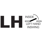 JELD-WEN 36x80 Steel prehung entry door, Left-hand inswing, Painted – logo view 5