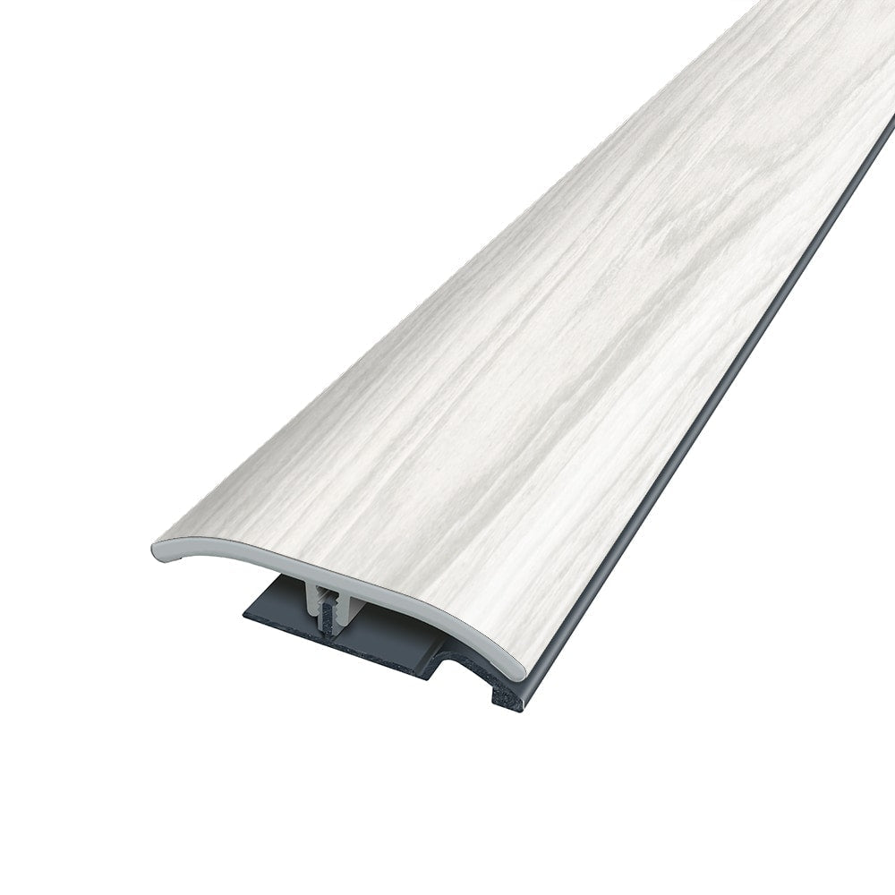 SimpleSolutions Iced Olive Wood 2-in x 78.7-in Vinyl Floor 4-in-1 Multi-Purpose Moulding