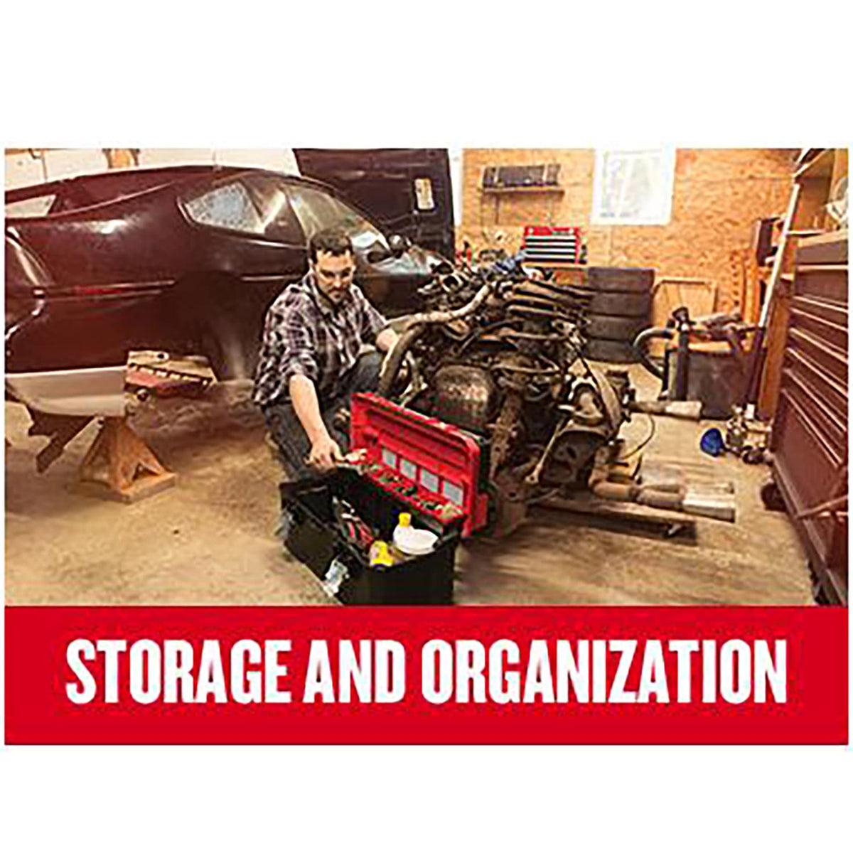 CRAFTSMAN Plastic Wrench Storage – 12-Slot Organizer with Carry Handle