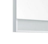 Fresca 24-in x 33.5-in Fog Free Surface Mount White Mirrored Medicine Cabinet
