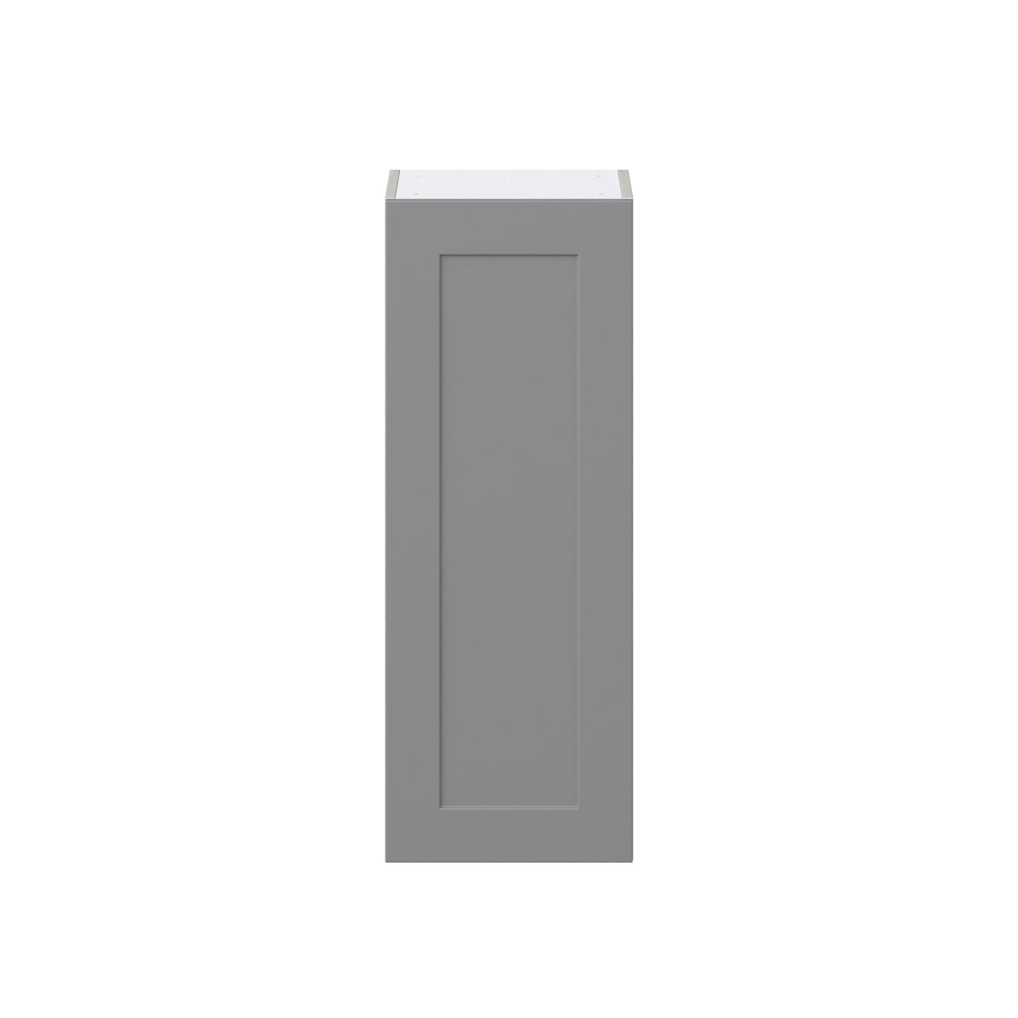 Hugo&Borg Beaumont 15-in W x 40-in H x 14-in D Slate Gray Wall Fully Assembled Cabinet (Recessed Panel Shaker Door Style)