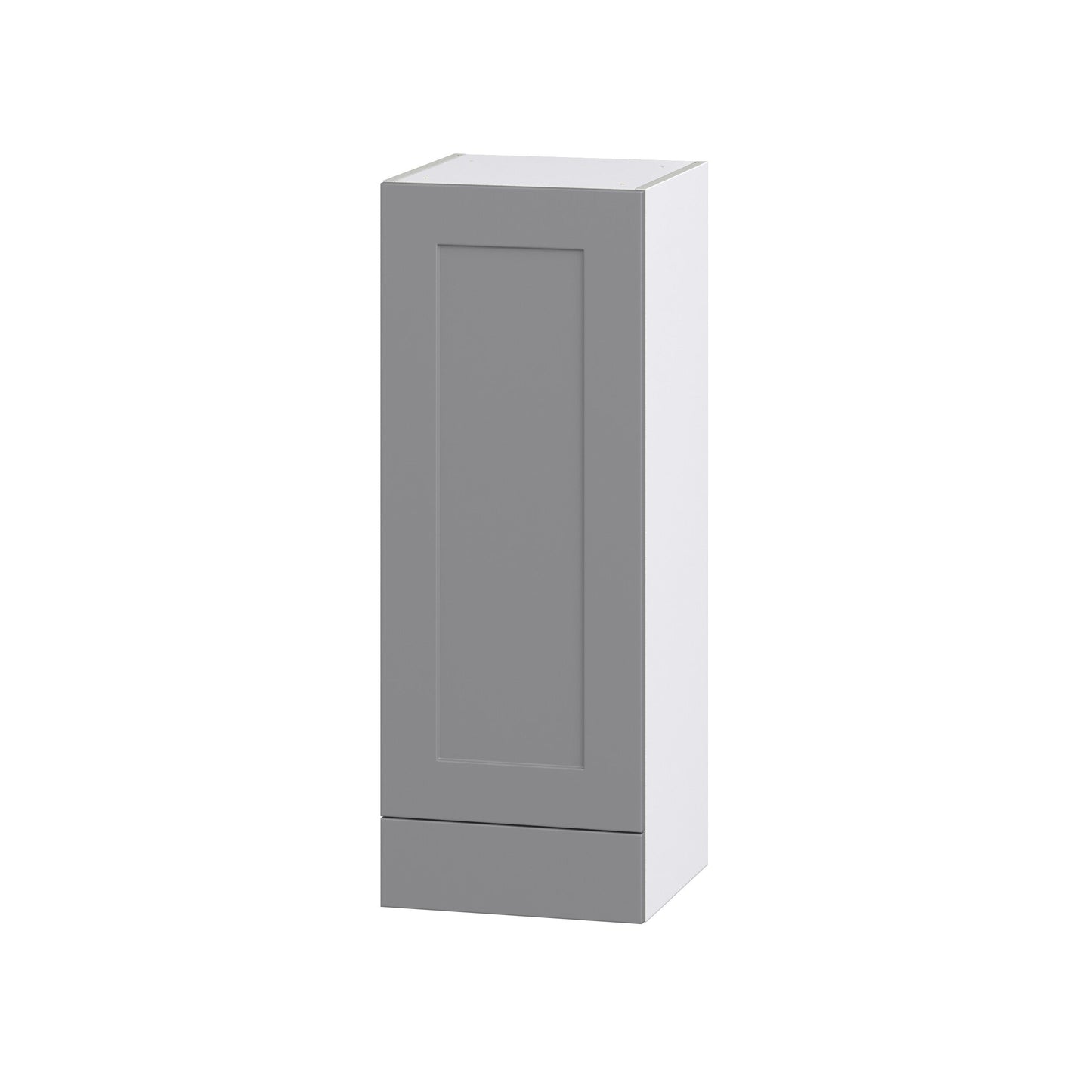 Hugo&Borg Beaumont 15-in W x 40-in H x 14-in D Slate Gray 1-Drawer Wall Fully Assembled Cabinet (Recessed Panel Shaker Style)