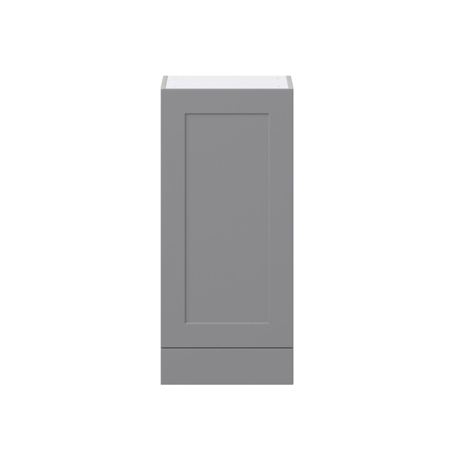Hugo&Borg Beaumont 18-in W x 40-in H x 14-in D Slate Gray 1-Drawer Wall Fully Assembled Cabinet (Recessed Panel Shaker Style)