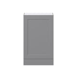 Hugo&Borg Beaumont 24-in W x 40-in H x 14-in D Slate Gray 1-Drawer Wall Fully Assembled Cabinet (Recessed Panel Shaker Style)