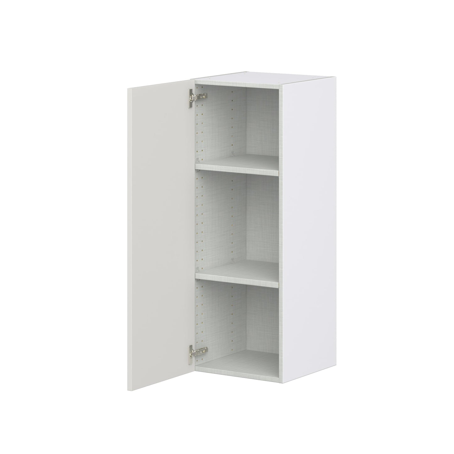 Hugo&Borg Belcourt 15-in W x 40-in H x 14-in D Gray Painted Wall Fully Assembled Cabinet (Recessed Panel Shaker Door Style)