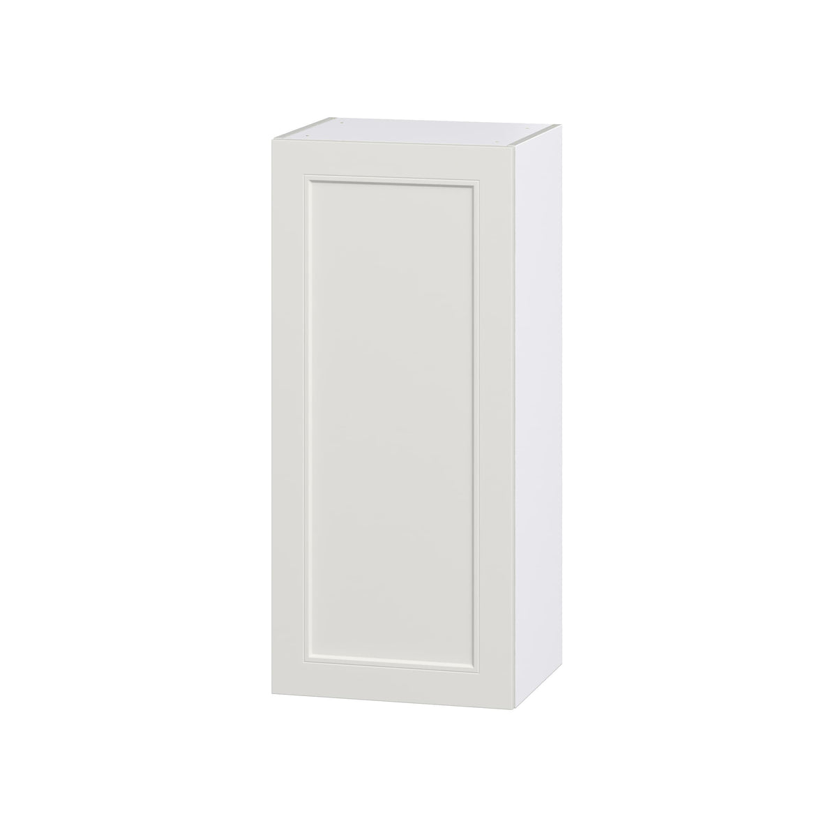 Hugo&Borg Belcourt 18-in W x 40-in H x 14-in D Gray Painted Wall Fully Assembled Cabinet (Recessed Panel Shaker Door Style)