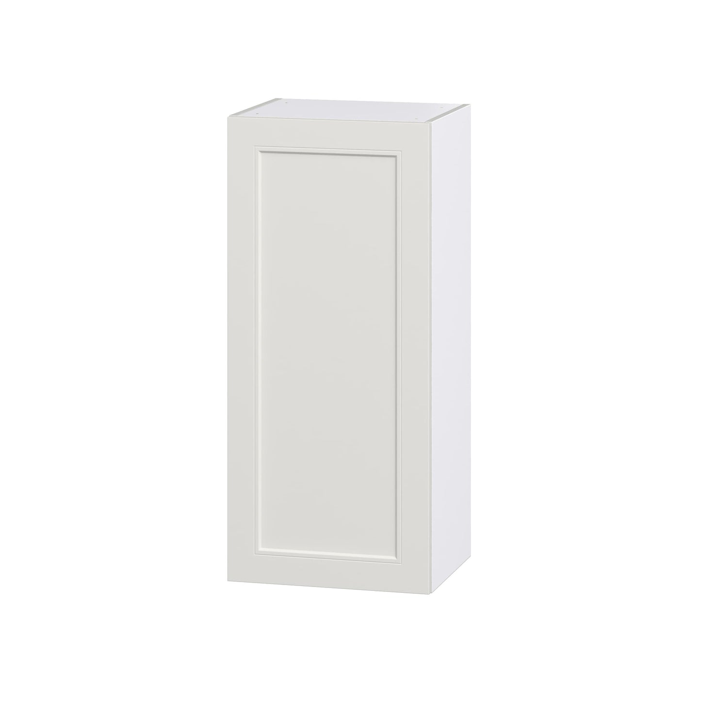 Hugo&Borg Belcourt 18-in W x 40-in H x 14-in D Gray Painted Wall Fully Assembled Cabinet (Recessed Panel Shaker Door Style)