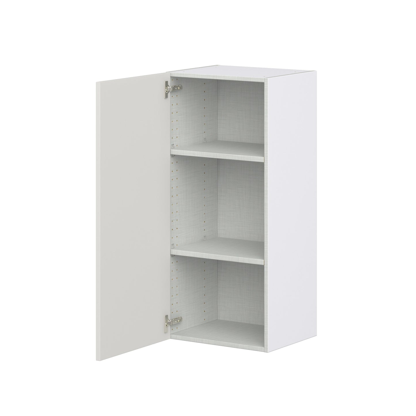 Hugo&Borg Belcourt 18-in W x 40-in H x 14-in D Gray Painted Wall Fully Assembled Cabinet (Recessed Panel Shaker Door Style)