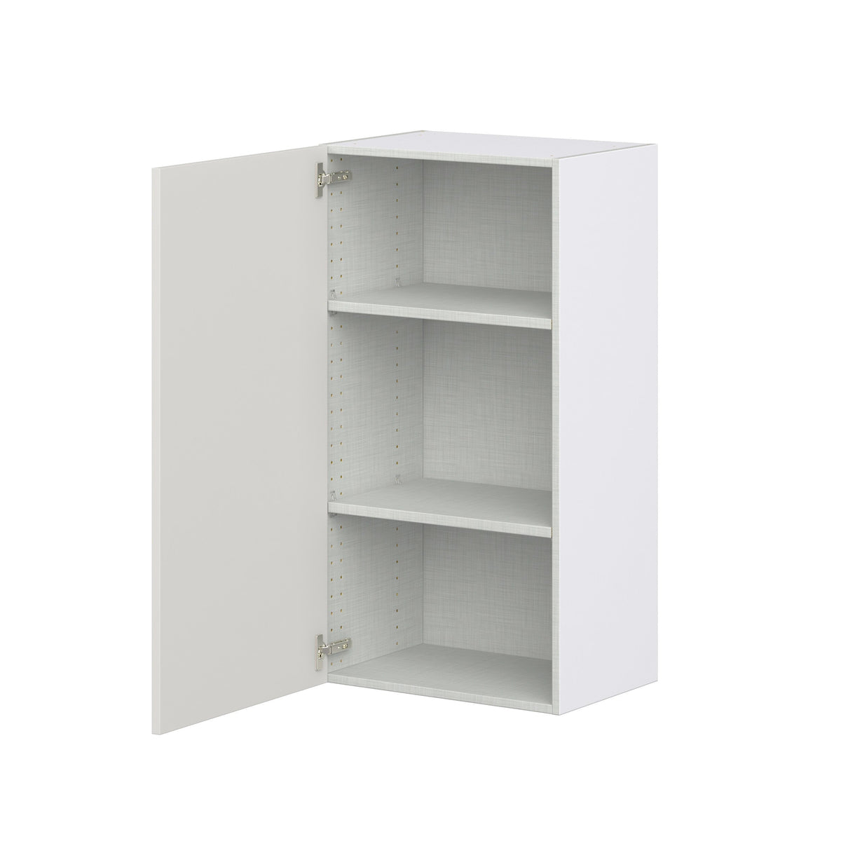 Hugo&Borg Belcourt 21-in W x 40-in H x 14-in D Gray Painted Wall Fully Assembled Cabinet (Recessed Panel Shaker Door Style)