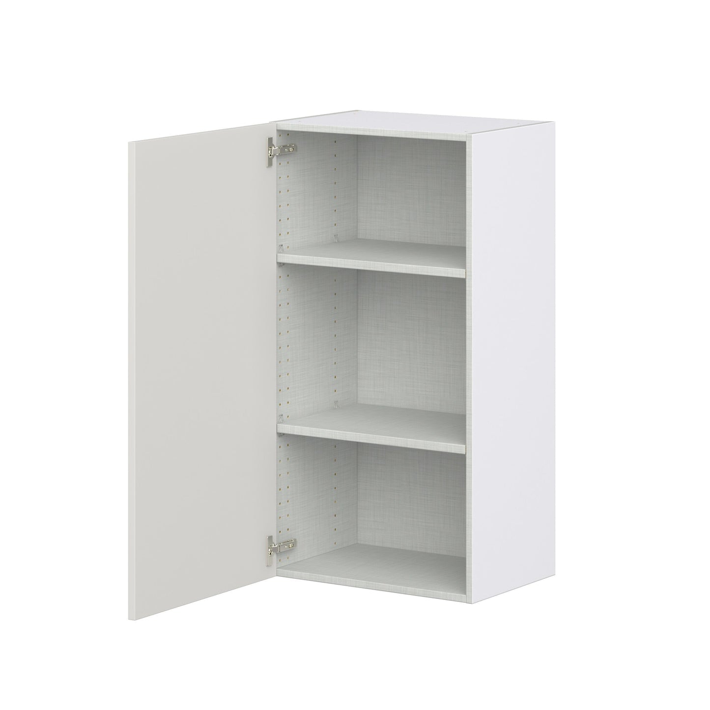 Hugo&Borg Belcourt 21-in W x 40-in H x 14-in D Gray Painted Wall Fully Assembled Cabinet (Recessed Panel Shaker Door Style)