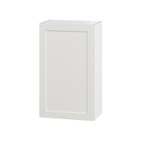 Hugo&Borg Belcourt 24-in W x 40-in H x 14-in D Gray Painted Wall Fully Assembled Cabinet (Recessed Panel Shaker Door Style)