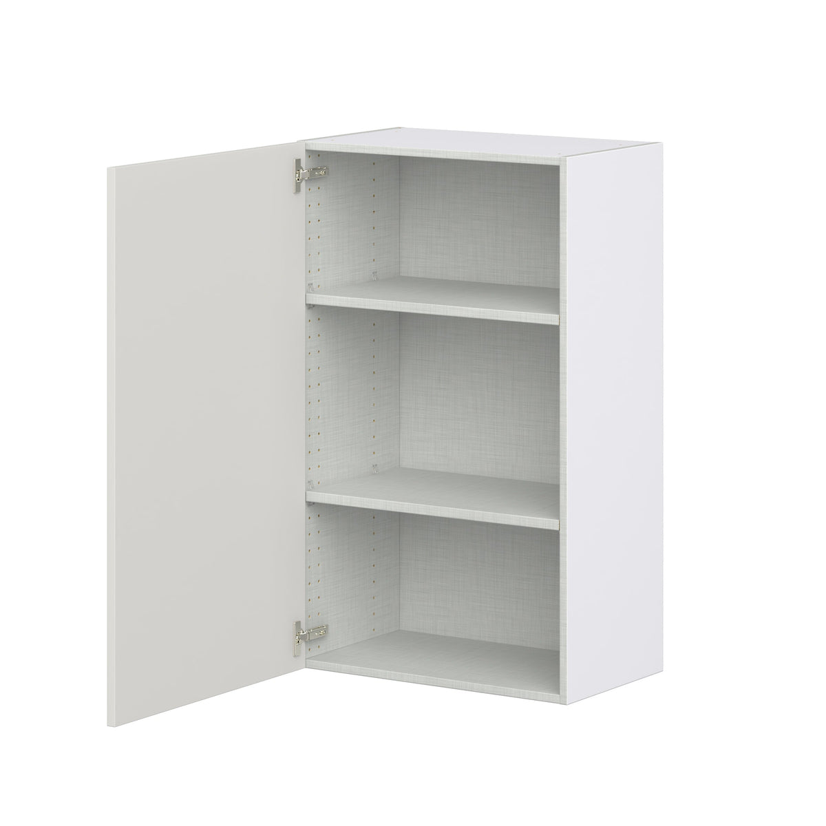 Hugo&Borg Belcourt 24-in W x 40-in H x 14-in D Gray Painted Wall Fully Assembled Cabinet (Recessed Panel Shaker Door Style)