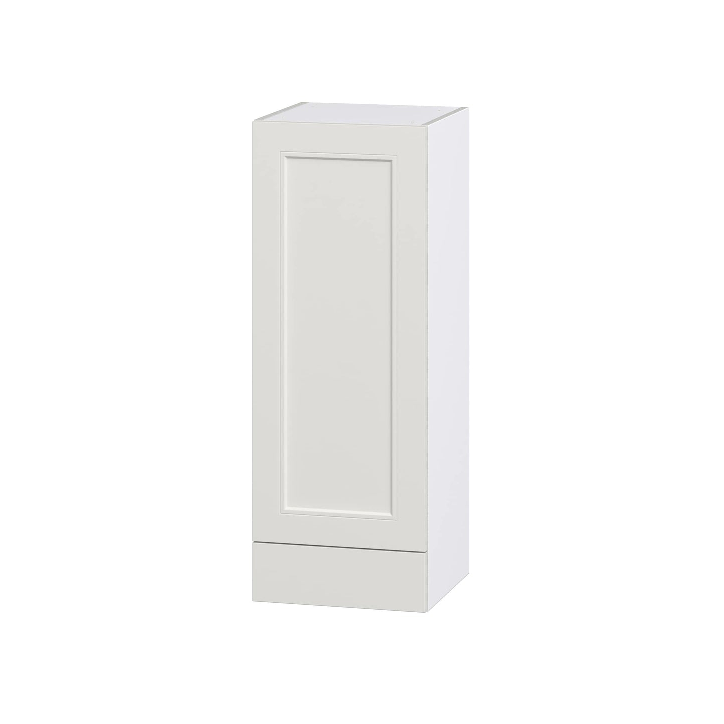 Hugo&Borg Belcourt 15-in W x 40-in H x 14-in D Gray Painted 1-Drawer Wall Fully Assembled Cabinet (Recessed Panel Shaker Style)
