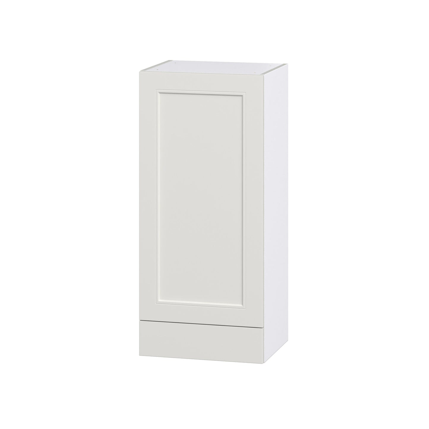 Hugo&Borg Belcourt 18-in W x 40-in H x 14-in D Gray Painted 1-Drawer Wall Fully Assembled Cabinet (Recessed Panel Shaker Style)